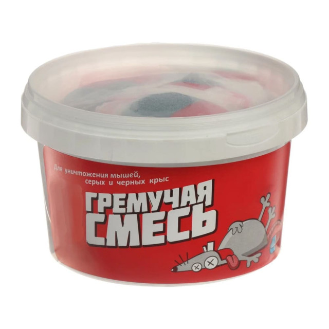 Средство от грызунов Гремучая смесь тесто-брикеты 500 г