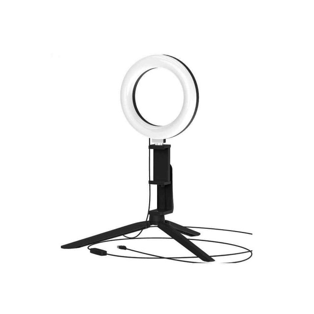Светильник кольцевой Gauss RL001 с комплектом креплений для установки телефона USB