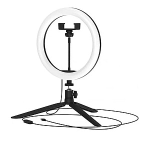 Светильник кольцевой Gauss с комплектом креплений для установки телефона USB