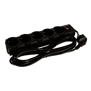 Сетевой фильтр Perfeo Powerx 8544429009 5 розеток черный 3 м
