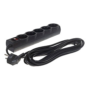 Сетевой фильтр Perfeo Powerx 8544429009 5 розеток черный 5 м