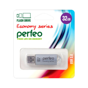 USB флэш-диск Perfeo PF-E01S032ES 32GB E01 Silver economy series