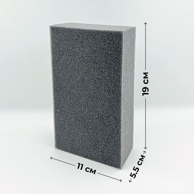 Губка автомобильная Grass IT-0581 прямоугольная черная