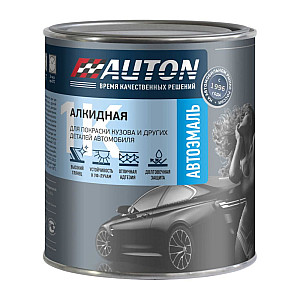 Эмаль автомобильная алкидная AUTON ATN-P07331-08 для дисков серебро 0.8 л