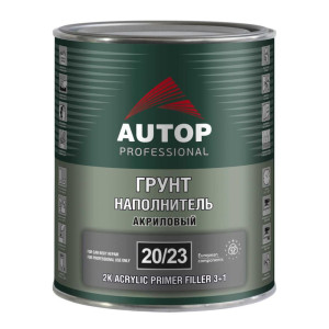 Грунт-наполнитель Autop 20/23 2K 3+1 акриловый серый 1 л