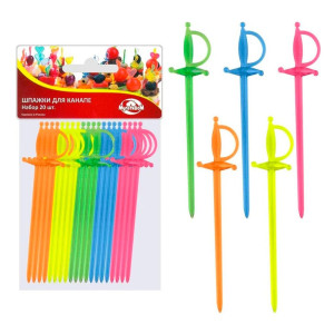 Шпажки для канапе МультиДом Шпага МТ76-74 7 см 20 шт