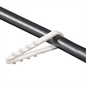 Дюбель-хомут Fortisflex 56867 ДХ 11-18 белый 100 шт