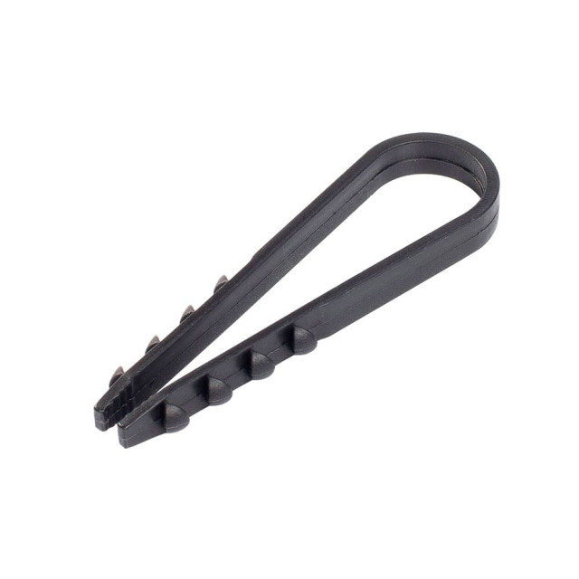 Дюбель-хомут Fortisflex 59544 ДХ 5-10 черный 100 шт