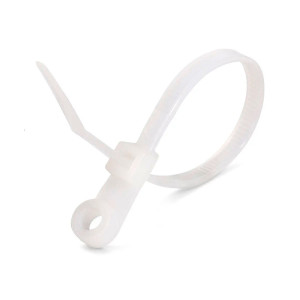 Стяжка Fortisflex 80528 нейлоновая КСО 4*110 мм белая 100 шт