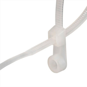 Стяжка Fortisflex 80529 нейлоновая КСО 4*150 мм белая 100 шт