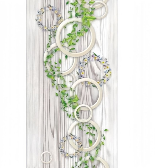 Панель ПВХ Sanrelia Стандарт New Макраме 637 2.5*0.25*0.07 м