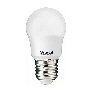 Лампа светодиодная General GLDEN-G45F-B-7-230-Е27-6500 К