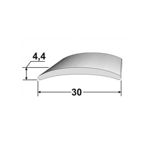 Порог-держатель PKD ПД-02 дуб светлый 30 мм 1.8 м