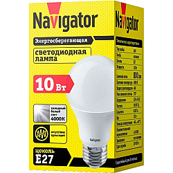 Лампа Navigator 82 486 NLLВ-А60-10-230-4K-E27