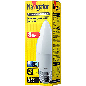 Лампа Navigator 82 515 NLLB-C37-8-230-6.5K-E27-FR