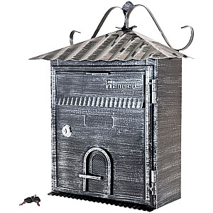 Ящик почтовый Аллюр №2005 5320 старое серебро