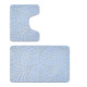 Набор ковриков Shahintex Актив Icarpet голубой 50*80/50*40-001