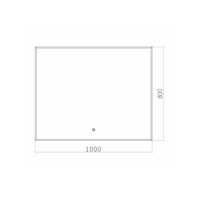 Зеркало Silver Mirrors Алмина ФР-00002158 сенсорный выключатель 80*100 см