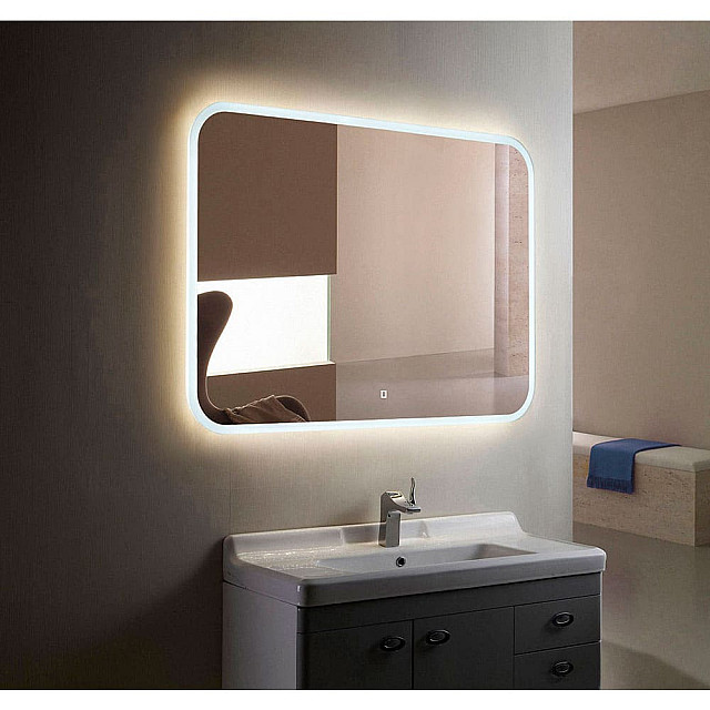 Зеркало Silver Mirrors Stiv neo LED-00002425 сенсорный выключатель 80*100 см