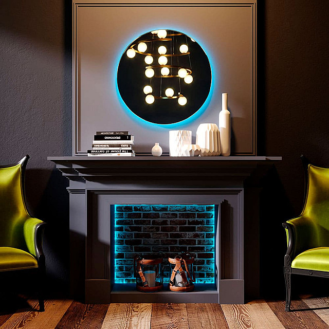 Зеркало Silver Mirrors Саванна LED-00002604 RGB SMART-управление 77 см