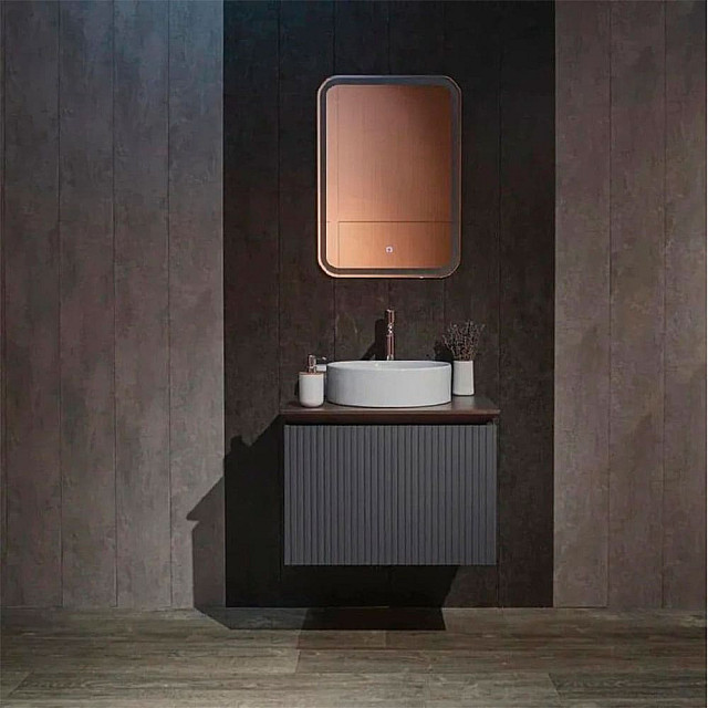 Зеркало Silver Mirrors Malta-Lite LED-00002666 открытая подсветка сенсорный выключатель 50*70 см