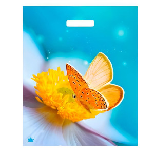 Пакет Артпласт Мгновения ВУР58798 ПЭ с вырубной ручкой 38*45+6 см 60 мкм глянцевый Тико