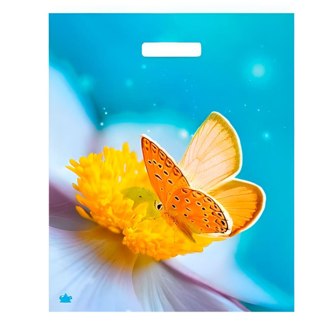 Пакет Артпласт Мгновения ВУР58798 ПЭ с вырубной ручкой 38*45+6 см 60 мкм глянцевый Тико