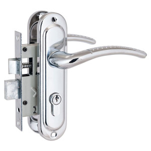 Замок врезной Стандарт 132/50 СР хром