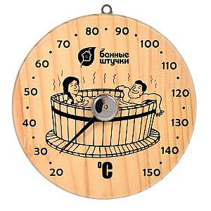 Термометр для бани и сауны Банные штучки Удовольствие 18005 16*16*2.5 см