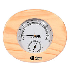 Термометр с гигрометром Банные штучки 18022 16*14*3 см