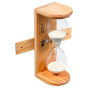 Часы песочные Банные штучки Люкс 18035 для бани и сауны 6.5*9*19.5 см