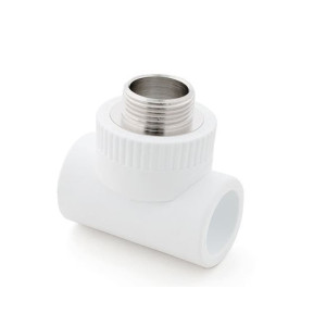 Тройник РосТурПласт 10753 наружняя резьба 20*1/2