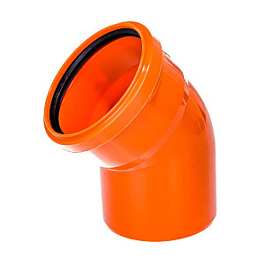 Колено для наружной канализации РосТурПласт 11646 110 мм 45°