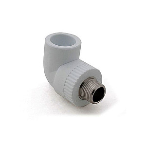 Колено РосТурПласт 11050 ПП комбинированное наружная резьба 20*3/4