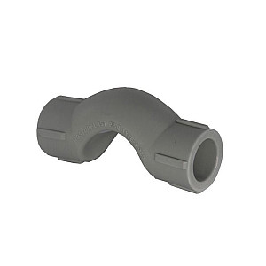 Обвод РосТурПласт 19774 ПП с муфтой короткий 32 серый