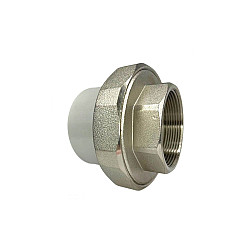 Муфта Valfex 10155025Г PP-R разъемная ВР 32*1 80/20 серая