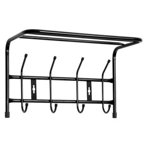 Вешалка Nika ВП4 настенная металлическая с полкой