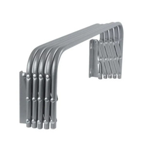 Сушилка для белья Nika СН60С настенная складная серая 600*450*185