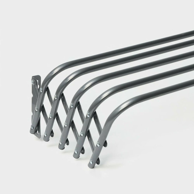 Сушилка для белья Nika СН60С настенная складная серая 600*450*185