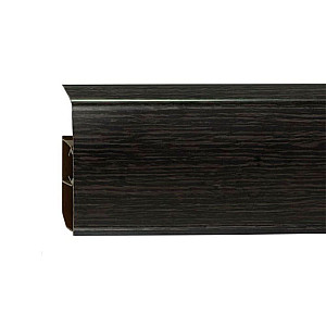 Плинтус Winart Quadro 325 венге цаво со съемной панелью 80 мм 2.2 м