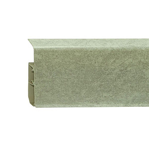 Плинтус Winart Quadro 339 мрамор светлый со съемной панелью 80 мм 2.2 м