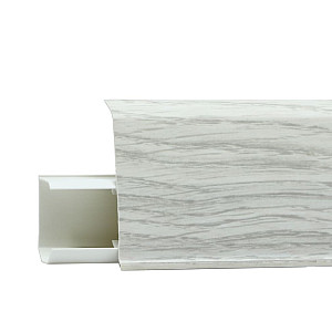 Плинтус Winart Tera 707 дуб кватро со съемной панелью 72 мм 2.2 м