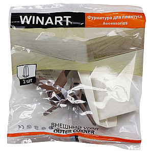 Угол наружный Winart Tera 700 белый матовый 72 мм 2 шт