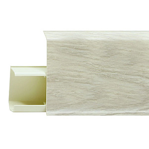 Плинтус Winart Tera 725 дуб натур со съемной панелью 72 мм 2.2 м