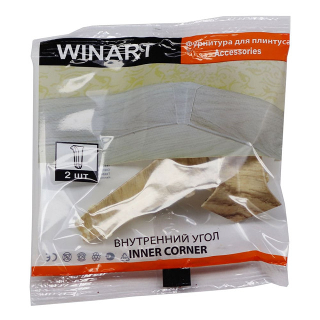 Угол внутренний Winart Tera 739 белый ясень 72 мм 2 шт Угол внутренний Winart Tera 739 белый ясень 72 мм 2 шт