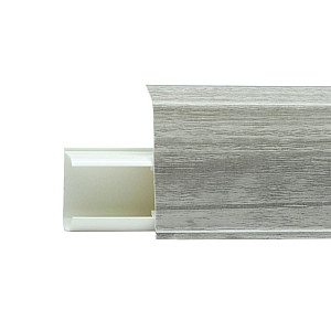 Плинтус Winart Quadro 533 дуб шогун со съемной панелью 55 мм 2.2 м