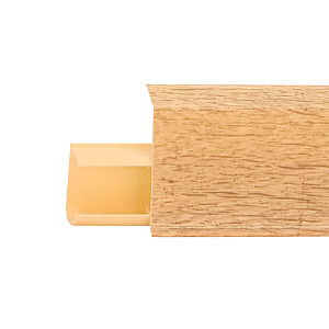 Плинтус Winart Quadro 560 голд со съемной панелью 55 мм 2.2 м