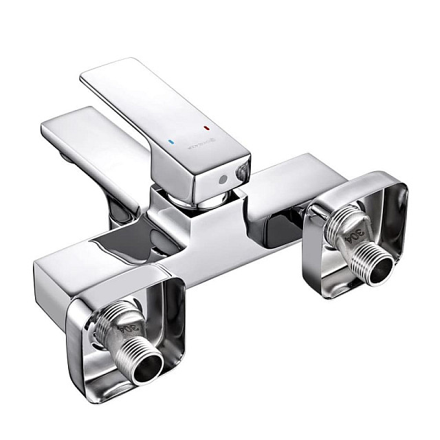 Смеситель для ванны Gross Aqua Edge 2510880C короткий нос