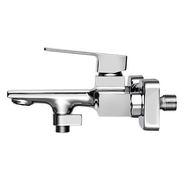 Смеситель для ванны Gross Aqua Edge 2510880C короткий нос