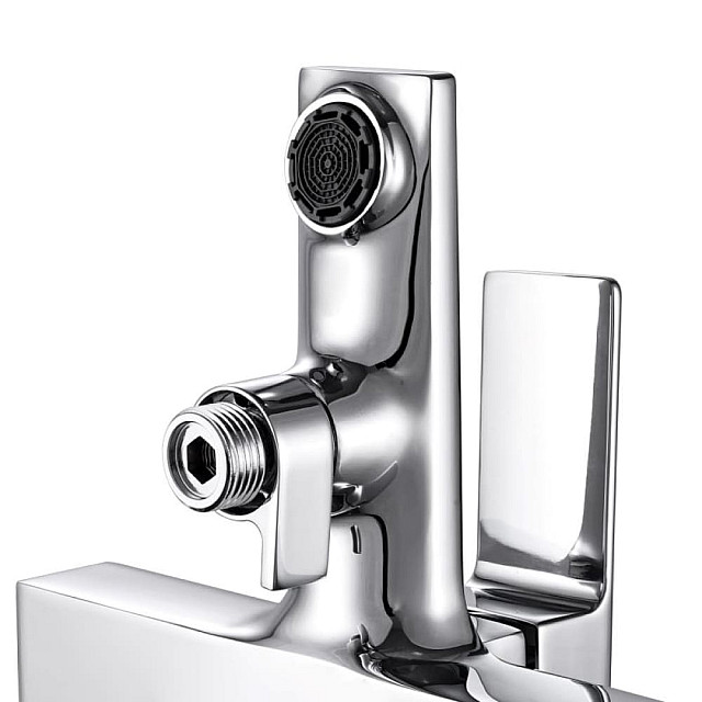 Смеситель для ванны Gross Aqua Edge 2510880C короткий нос